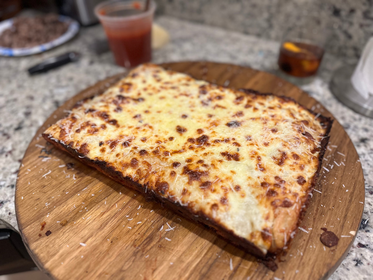 Detroit Style Pizza - Cheese